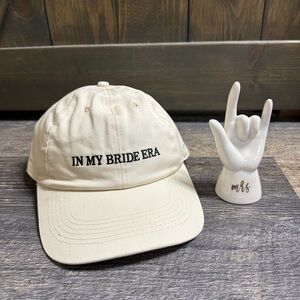 BRIDAL Hat and Ring Holder Duo